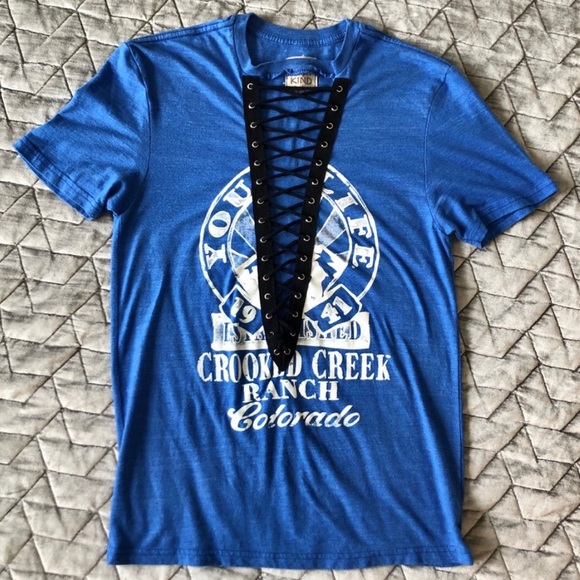 Furst Of A Kind Lace Up Graphic Tee - Picture 1 of 4